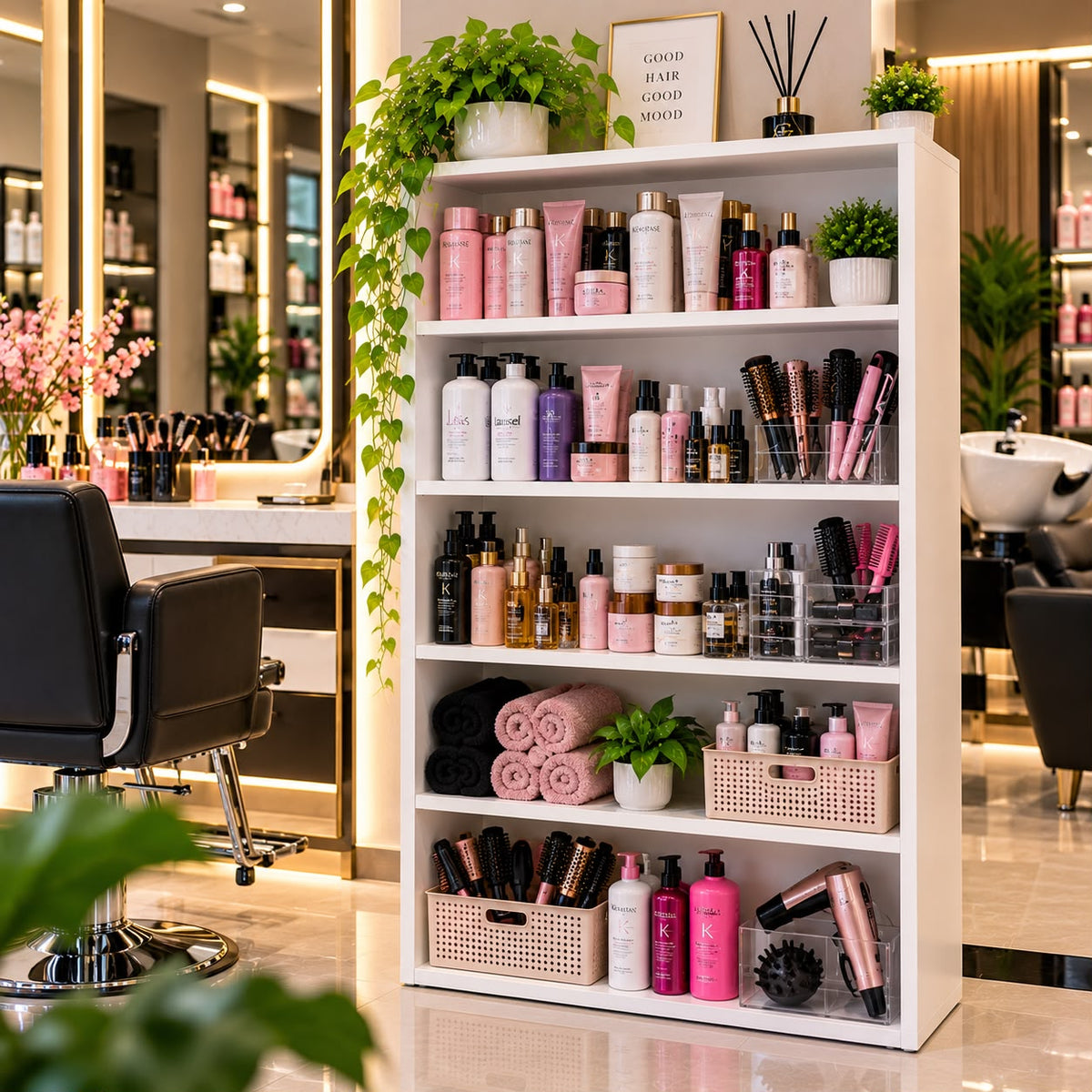 ✨🤍 ORGANIZADOR MULTIUSO DE 5 ESPACIOS – ¡MÁS ORDEN Y ELEGANCIA PARA TU HOGAR O NEGOCIO! 🏡💇‍♀️

(🆔 Cod. 112 BLANCO) 

💰RD$4,490 

- Medidas 📐 
122 cm Alto
60 cm Ancho 
26 cm Profundidad