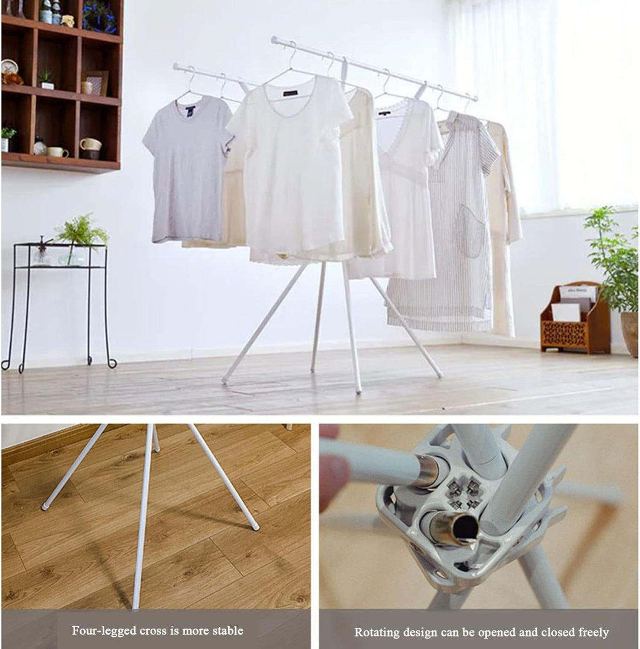 👕✨ Tendedero Plegable Tipo Trípode ✨👗 (Cod.A99)
¡Seca tu ropa fácil, rápido y sin ocupar espacio! 💡