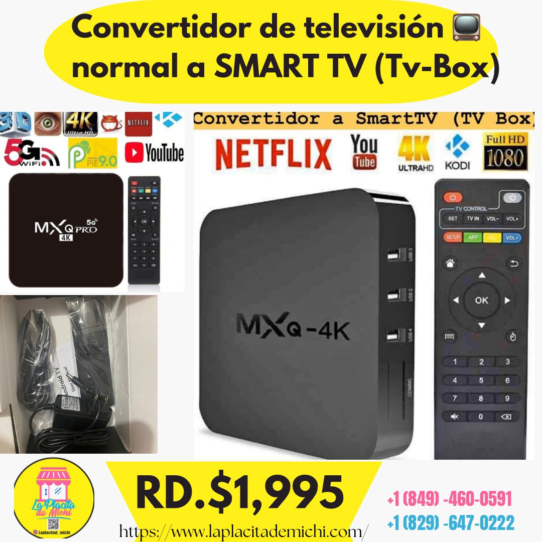 Convertidor de televisión 📺 normal a SMART TV (Tv-Box)