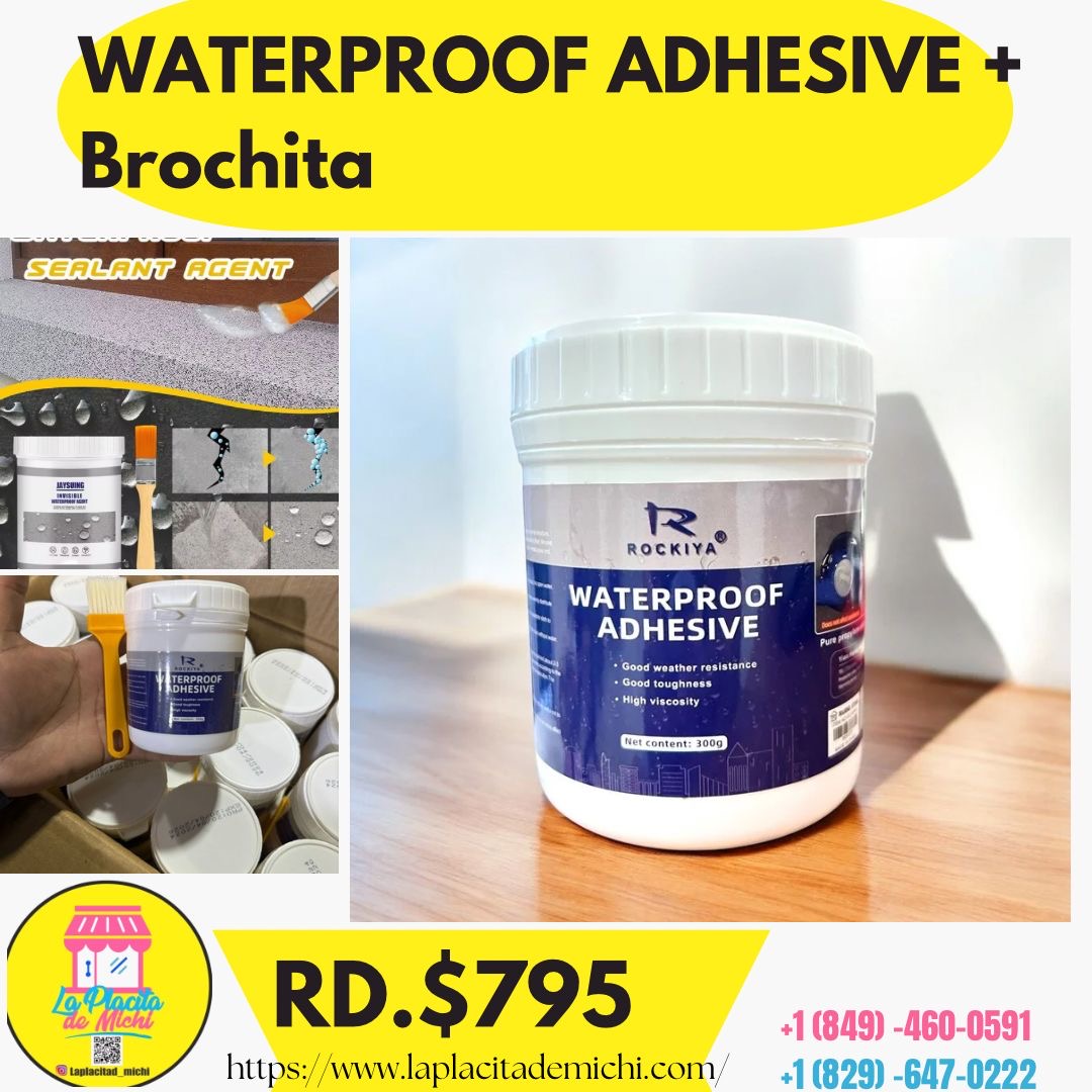 WATERPROOF ADHESIVE + Brochita