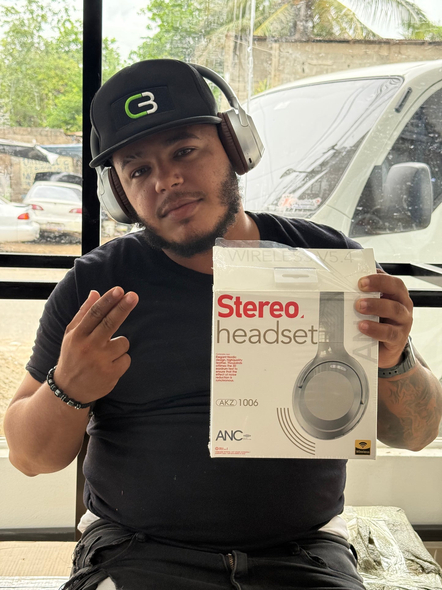 Auriculares Stereo Headset AKZ-1006
