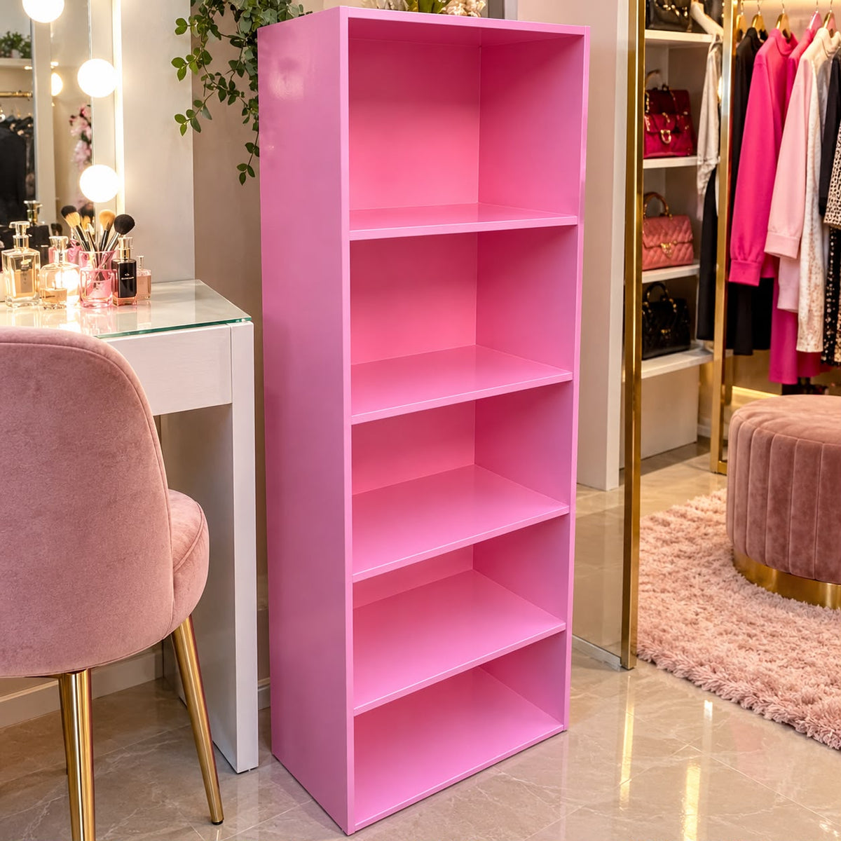 ✨🩷 ESTANTERÍA ORGANIZADORA MULTIUSO – MODERNA Y PRÁCTICA 5 NIVELES 💗🆔 (Cod. 111 ROSADO )

💰RD$3,495

📏 Medidas:
38 × 24 × 122 cm

Material: 
Hidrofugo (Armado)
