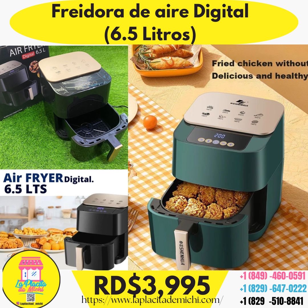Freidora de aire Digital (6.5 Litros)