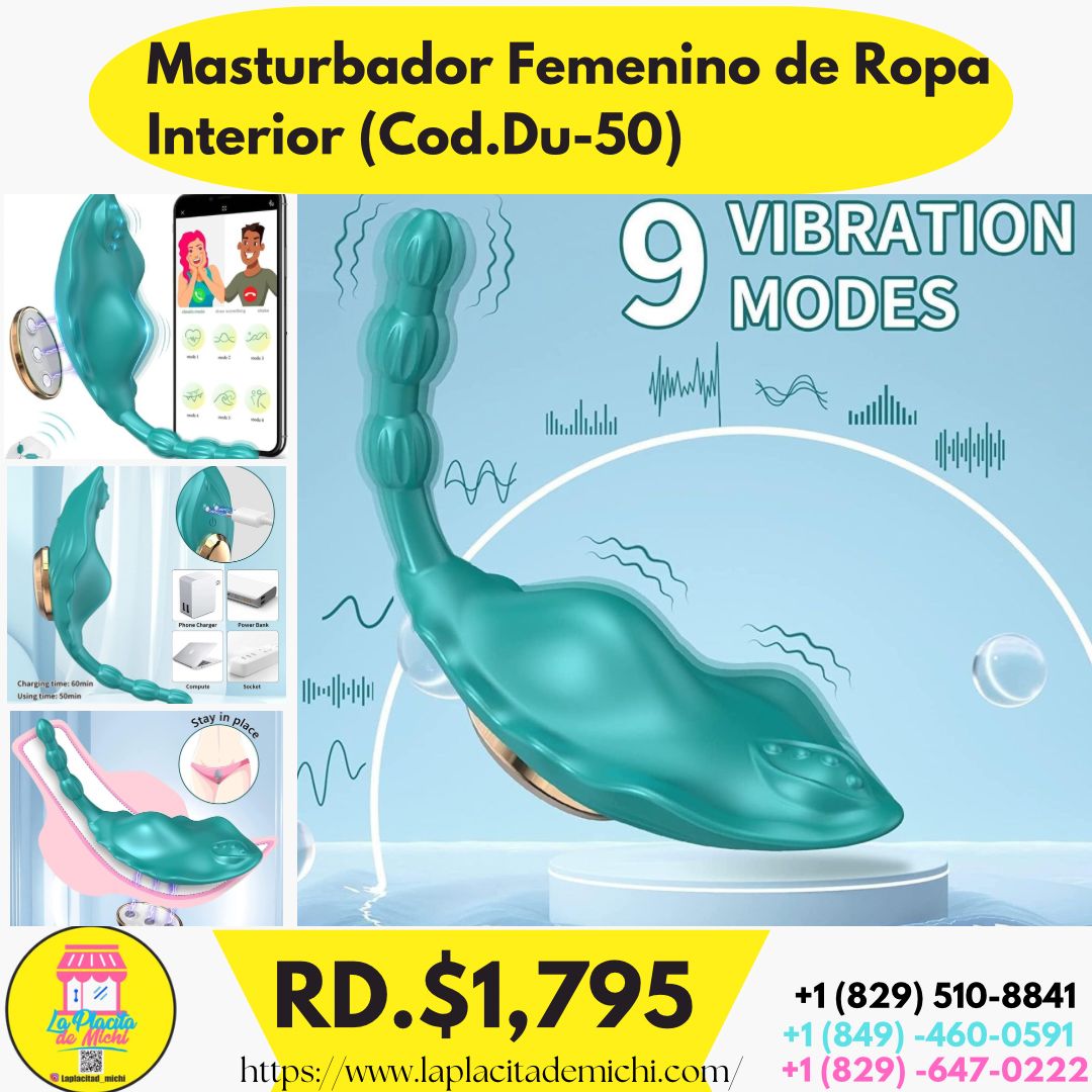 Masturbador Femenino de Ropa Interior (Cod.Du-50)