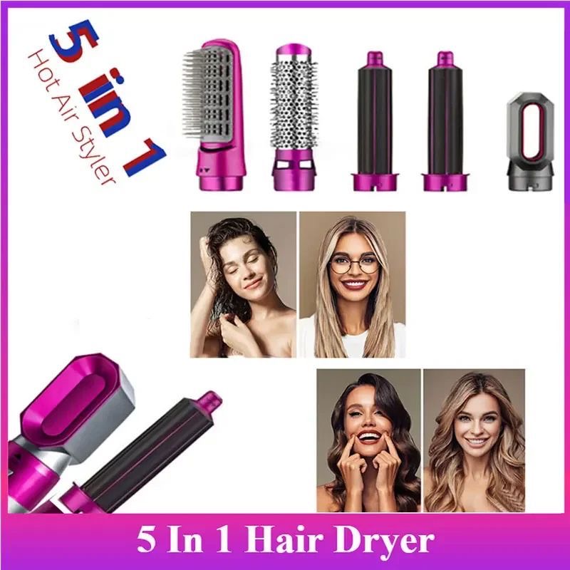 💇‍♀️✨ SECADOR Y ESTILIZADOR DE CABELLO 5 EN 1 – RESULTADOS DE SALÓN EN CASA ✨💇‍♀️

💰RD$1,495