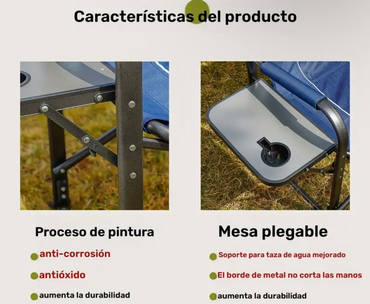 🪑 Silla Plegable con Mesa Auxiliar (Cod.11)
💰 RD$2,495