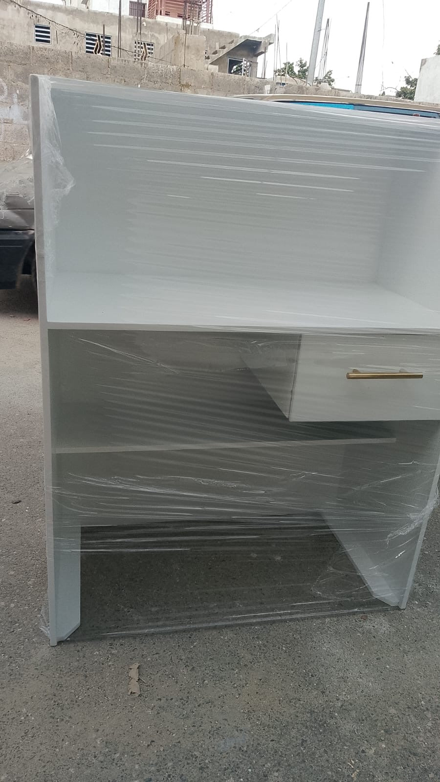 ✨🤍 Mostrador / Counter de Recepción Blanco 🤍✨
🆔(Cod.11)

💰RD$7,495 

- Medidas: 80cm Ancho 110cm Altura x 42cm 
- ⁠Material Hidrofugo (Armado)