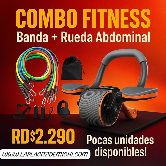 COMBO FITNESS
Banda + Rueda Abdominal
