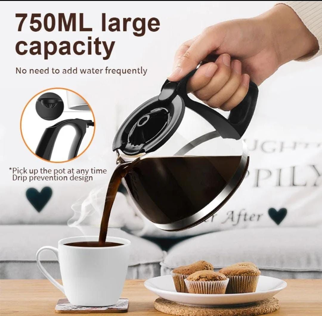 ☕ Cafetera Eléctrica Sokany SK-124 (750ml / 6 Tazas)

💰 Precio: RD$1,795