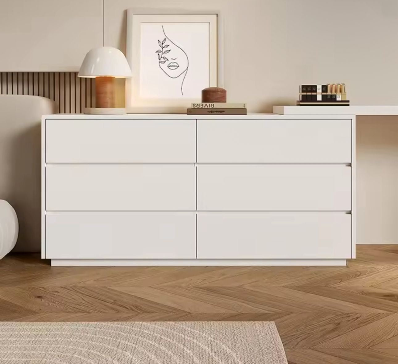 🧺 Gavetero Armario de Almacenamiento con 6 Cajones
(Cod. 80025-1 | Color Blanco )

🪵 Mesita Librero Multifuncional con 2 Gavetas.
(Cod. 283282 | 55×30×80cm | Color Amarillo)

💰RD$8,995