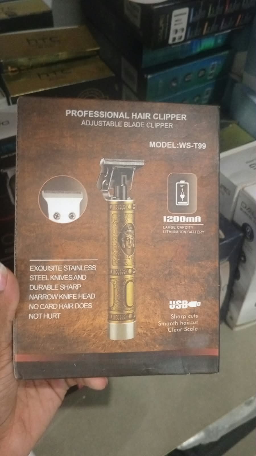 💈🔥 HAIR CLIPPER PROFESIONAL (Cod. -T99 ) – POTENCIA, PRECISIÓN Y ESTILO 🔥💈

💰 RD$495