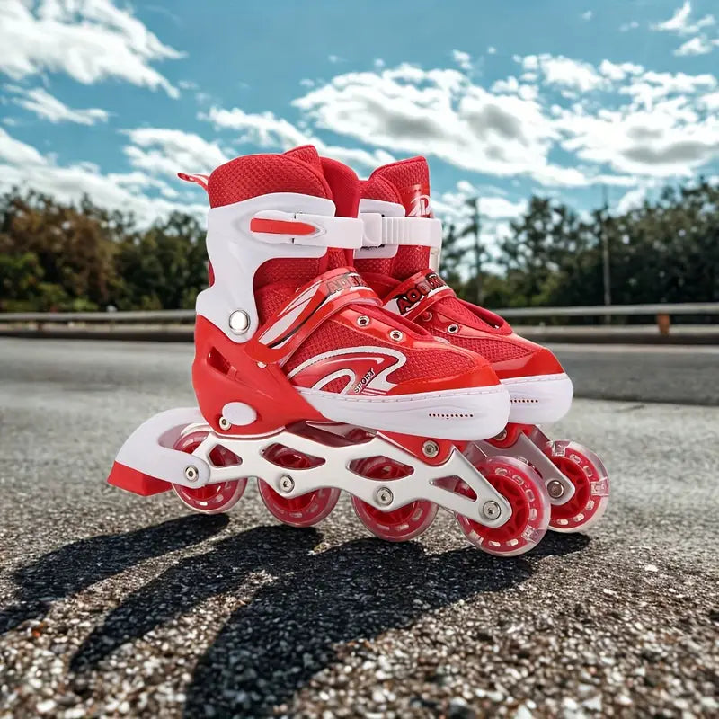 🛼 PATINES EN LÍNEA AJUSTABLES  – RESISTENTES, CÓMODOS Y SEGUROS 🛼 (Cod. 805-1) (Size: S M L)

💰RD$1,495
