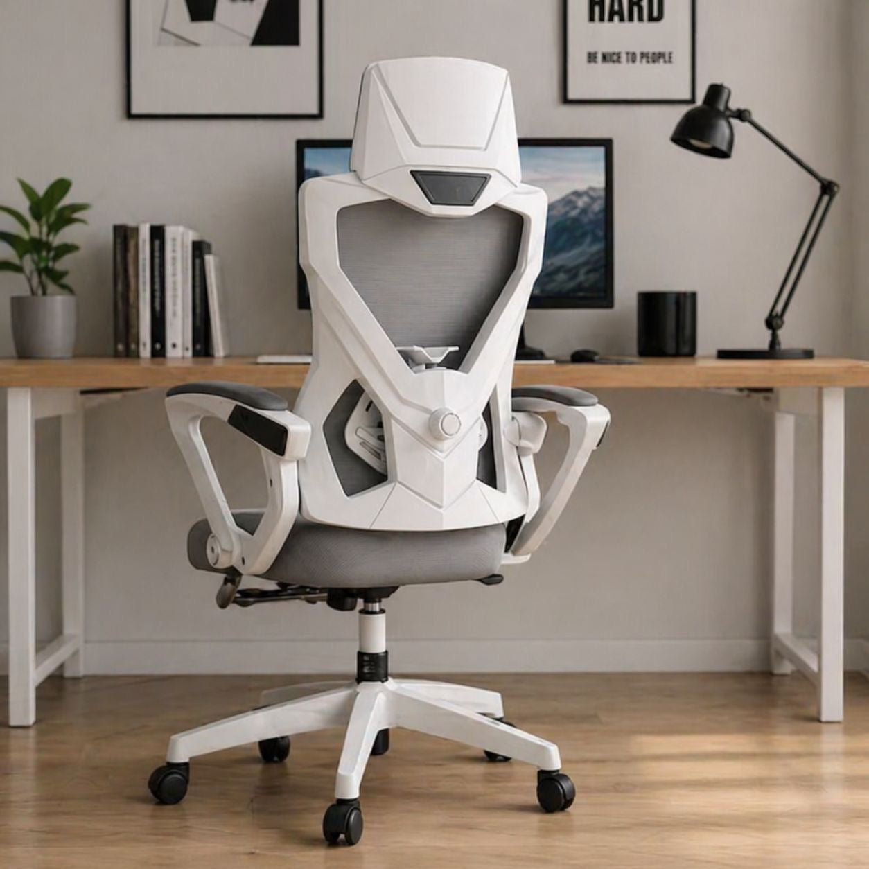 💺✨ SILLA ERGONÓMICA FUTURISTA – COMODIDAD, ESTILO Y SOPORTE TOTAL ✨💺 (Cod. 3231 Blanco con Gris)

💰RD$5,295