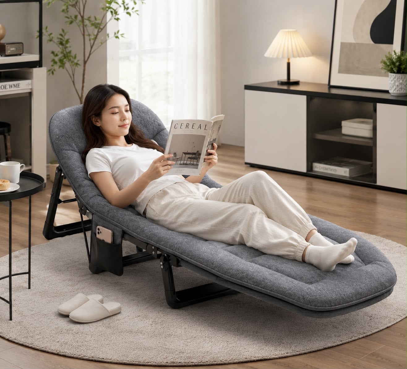 🛋️✨ SOFÁ CAMA RECLINABLE PLEGABLE – COMODIDAD TOTAL PARA DESCANSAR, LEER O RELAJARTE ✨🛋️

🆔 Cod. TY23861

📏 Largo: 2 Metros

💰 RD$3,995