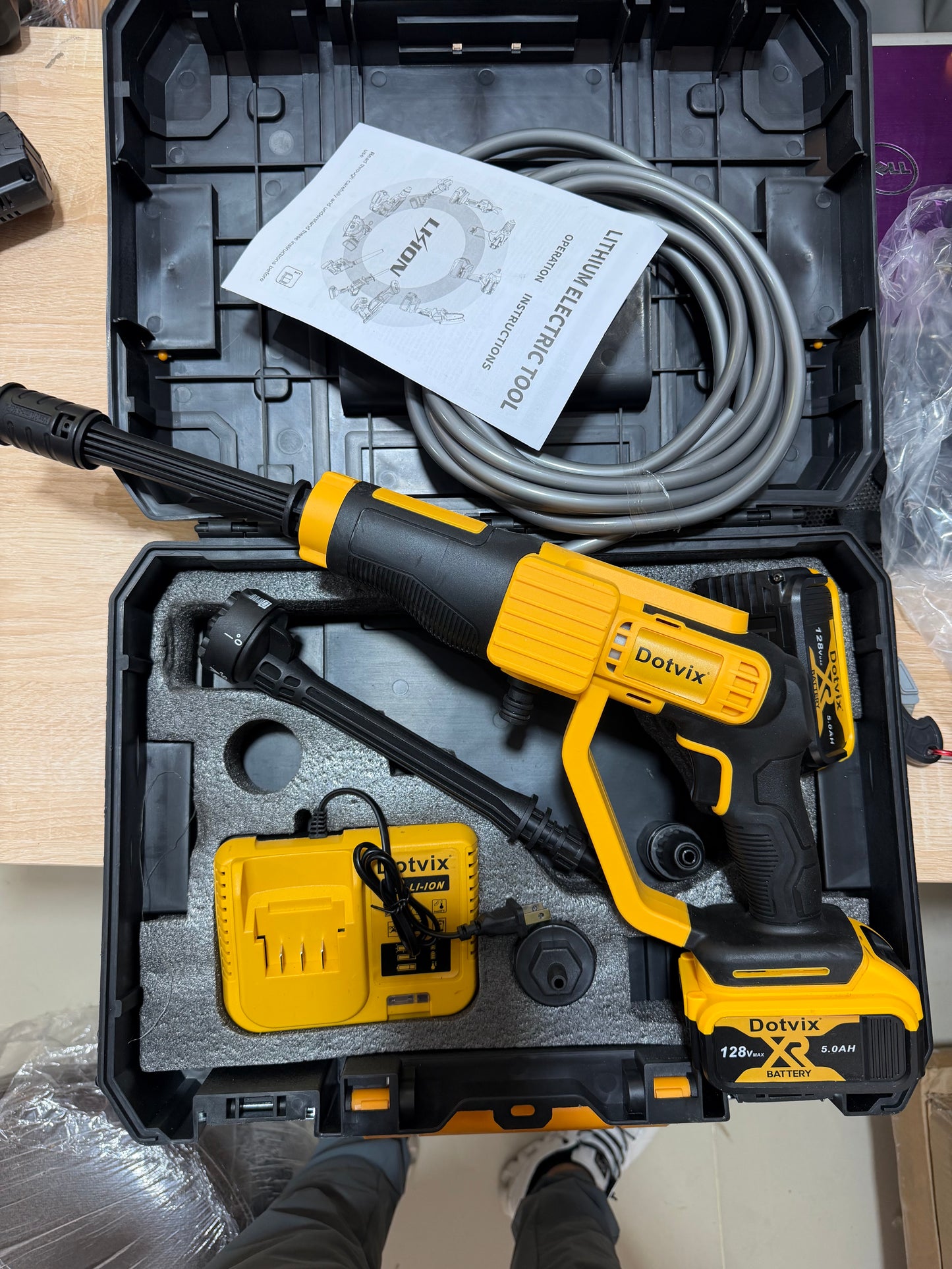 🚿⚡ SUPER HIDROLAVADORA INALÁMBRICA DOTVIX 128VF – POTENCIA DE LIMPIEZA DONDE QUIERAS ⚡🚿

🆔 Cod. 647
💰 RD$3,995