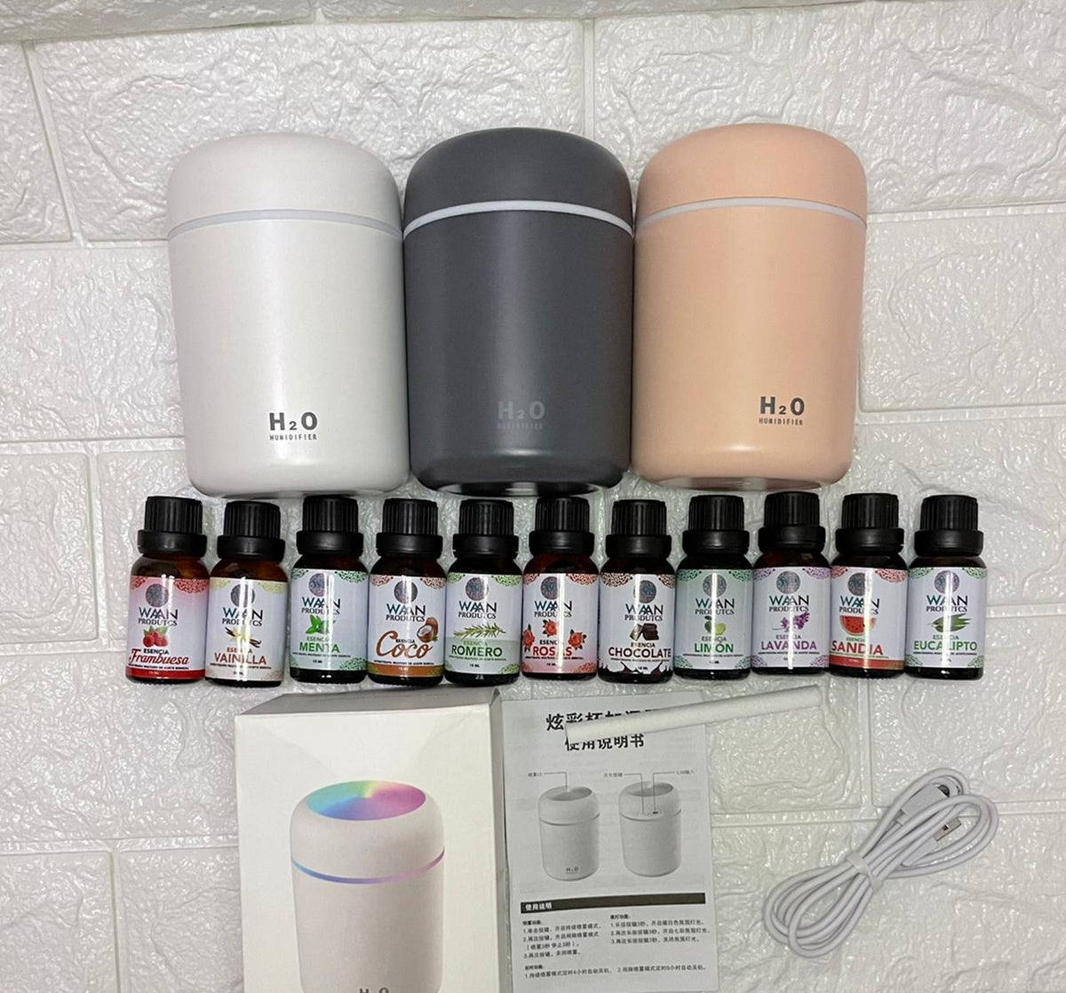💧🌈 HUMIDIFICADOR PORTÁTIL H2O USB + 1 ESENCIA INCLUIDA – FRESCURA Y AROMA PARA TUS ESPACIOS ✨🌸

💰 RD$795