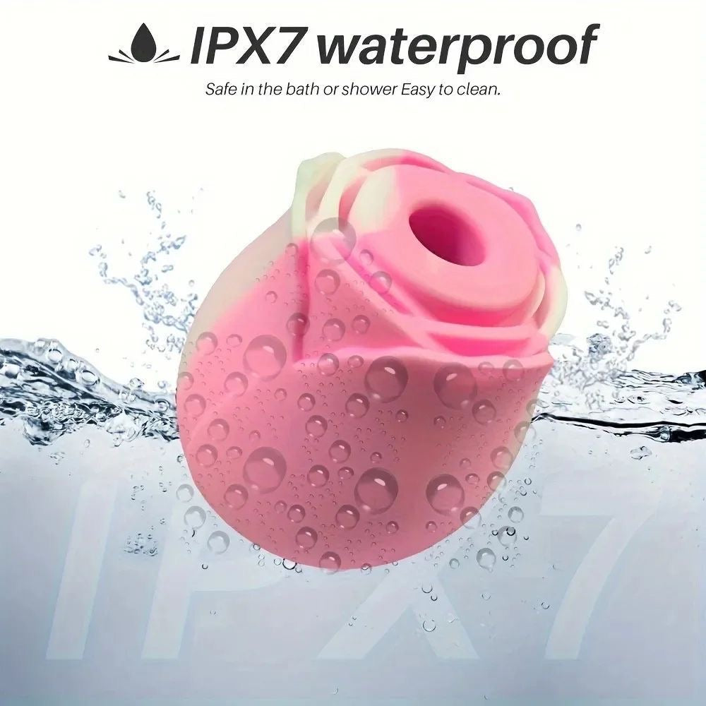 Vibrador Succionador Recargable Tipo Flor 🌹