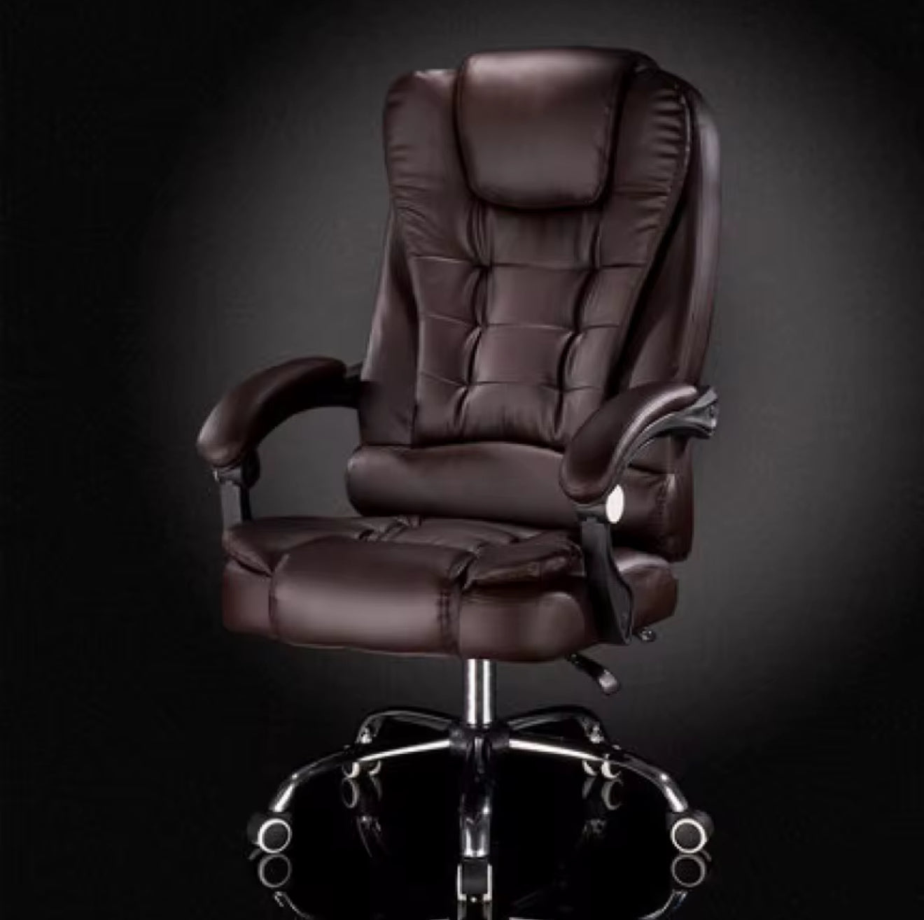 Silla Ejecutiva Con Masajeador y Reposa Pies