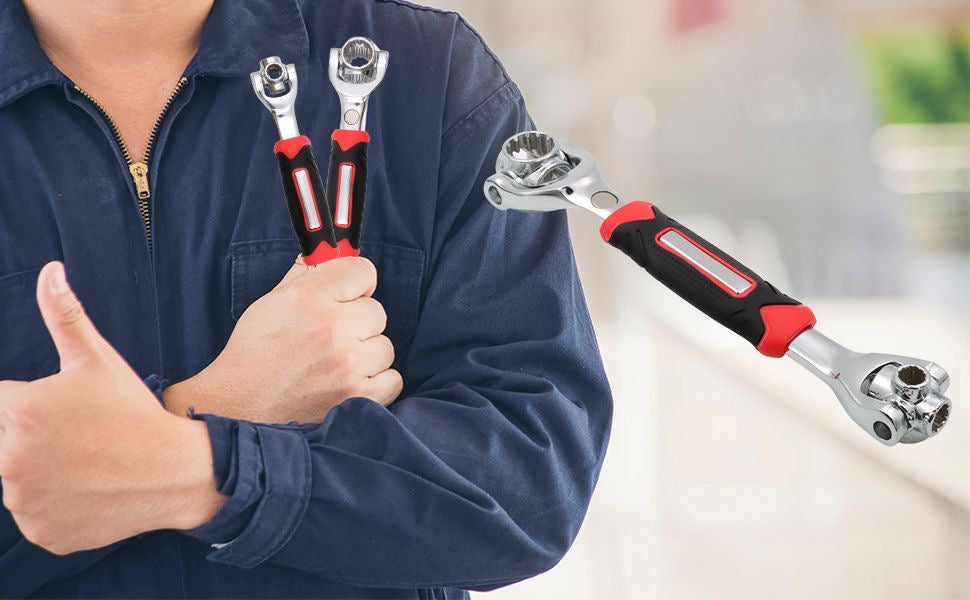 🔧 Llave Universal 52 en 1 con Trinquete 360° (Cod.187)