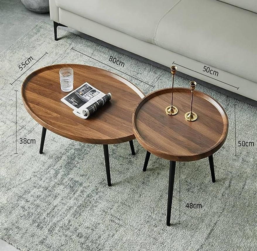 🏠✨ JUEGO DE 2 MESAS AUXILIARES – DISEÑO ELEGANTE QUE TRANSFORMA TU SALA ✨🏠
🆔 Cod. 2572

💰 RD$3,995

📏 Mesa Grande
• Largo: 80 cm
• Ancho: 55 cm
• Altura: 38 cm

📏 Mesa Pequeña
• Diámetro: 50 cm
• Altura: 50 cm