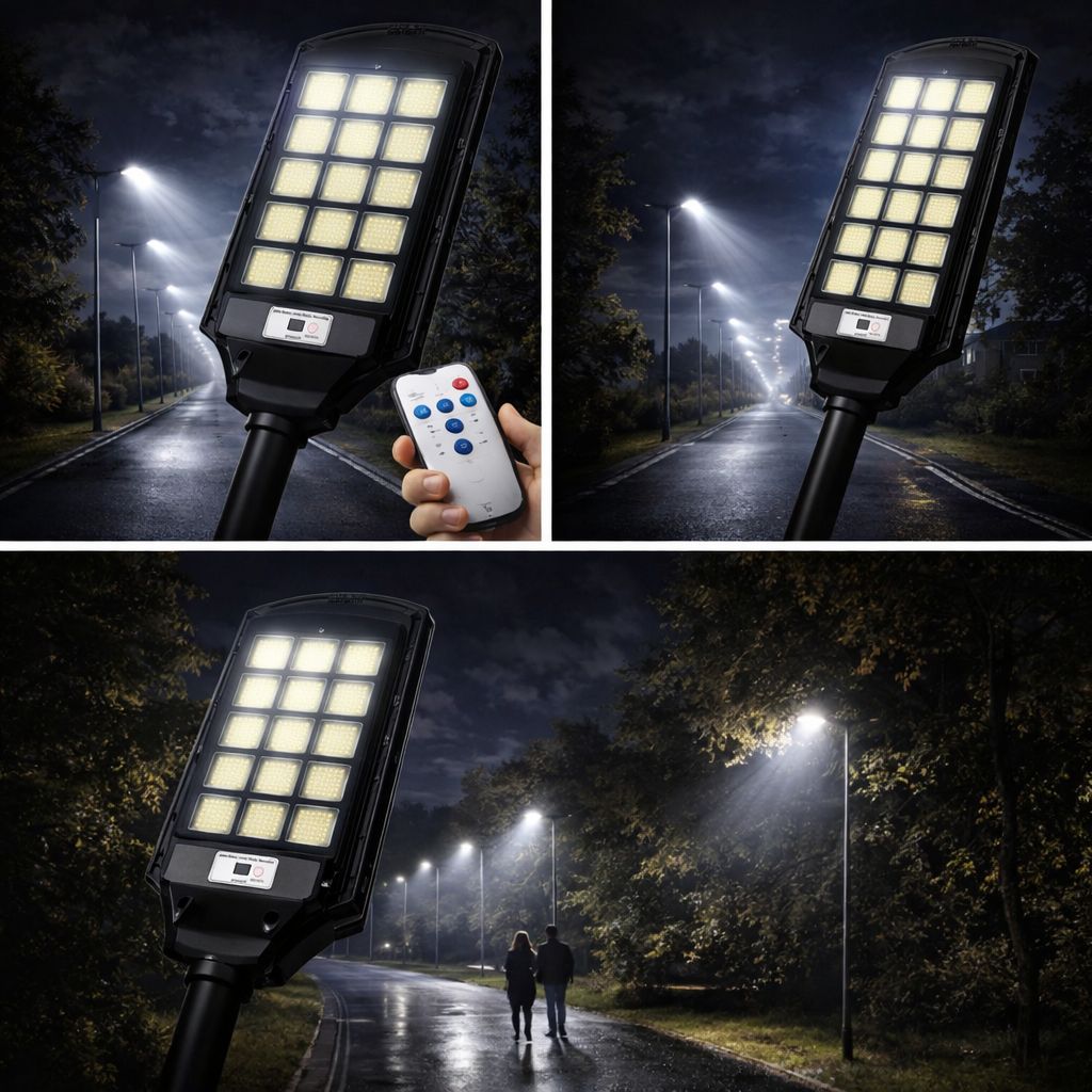 💡🔥 LÁMPARA SOLAR DE CALLE 500W – POTENCIA REAL PARA EXTERIORES 🔥💡 (Cod.402) 

💰RD$3,995