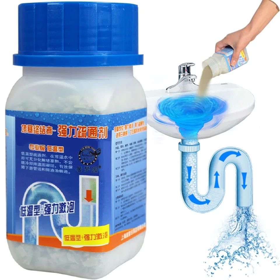 🧪🚿 DESTAPADOR DE TUBERÍAS EN POLVO – LIMPIEZA PROFUNDA PARA DESAGÜES 🚿🧪

💰 RD$395