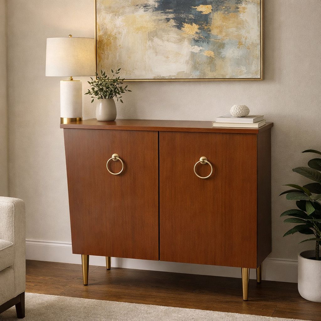 ✨ CREDENZA GABINETE DE 2 PUERTAS / MUEBLE AUXILIAR MODERNO ✨(Cod. 7203-4 MARRÓN)

💰RD$3,995