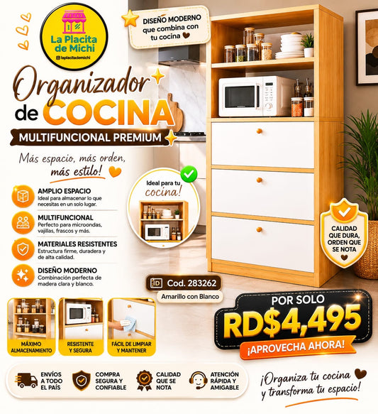 🍽️✨ ORGANIZADOR DE COCINA MULTIFUNCIONAL PREMIUM – DISEÑO MODERNO, MÁS ESPACIO Y MÁS ESTILO ✨🍽️

🆔 Cod. 283262 Amarillo con Blanco

💰 RD$4,495