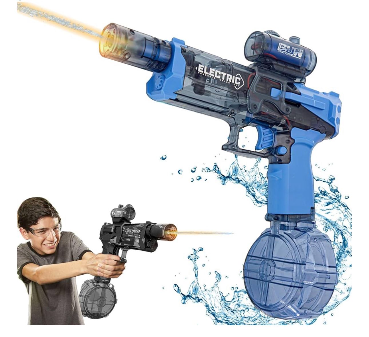 🔫💦 Pistola de Agua Eléctrica Automática – Diversión sin Límites 💦🔫
(Cod.818-8)

💰RD$1,295