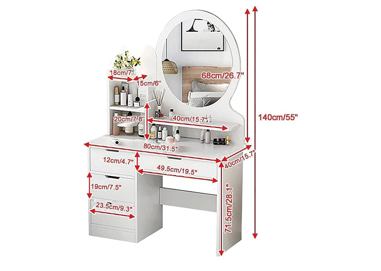 ✨🤍 TOCADOR MODERNO CON ESPEJO LED – ORGANIZACIÓN & ESTILO EN UN SOLO ESPACIO 🤍✨ (Cod. 2509205)

RD$💰4,995 🔥

- Medidas: 128x80x40cm