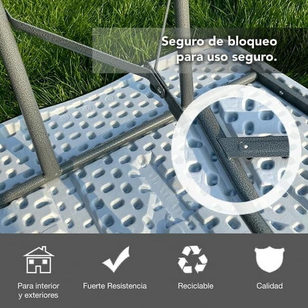 🪑 MESA PLEGABLE 2.4 METROS – RESISTENTE Y PRÁCTICA

💰 RD$3,995