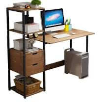 🪑✨ Escritorio Multifuncional con Estante Lateral (Color Marrón)  (Cod. 88002) ✨🪑

💰 RD$2,995