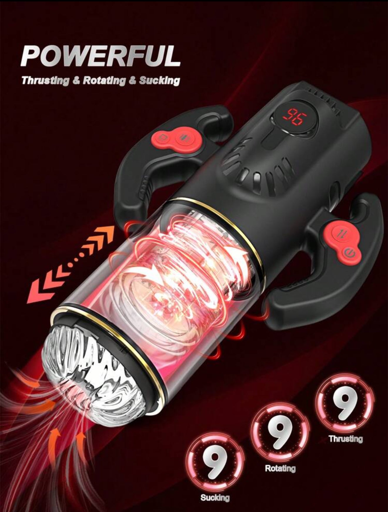 Masturbador Masculino Automático de Succión. (Cod.1)