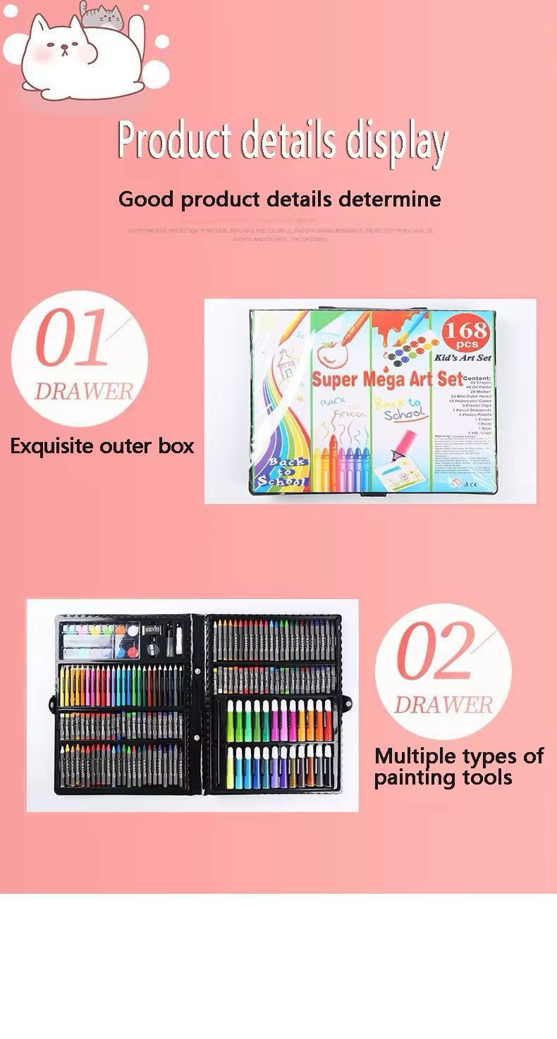 Set de Juego de Pinceles (168 pcs)