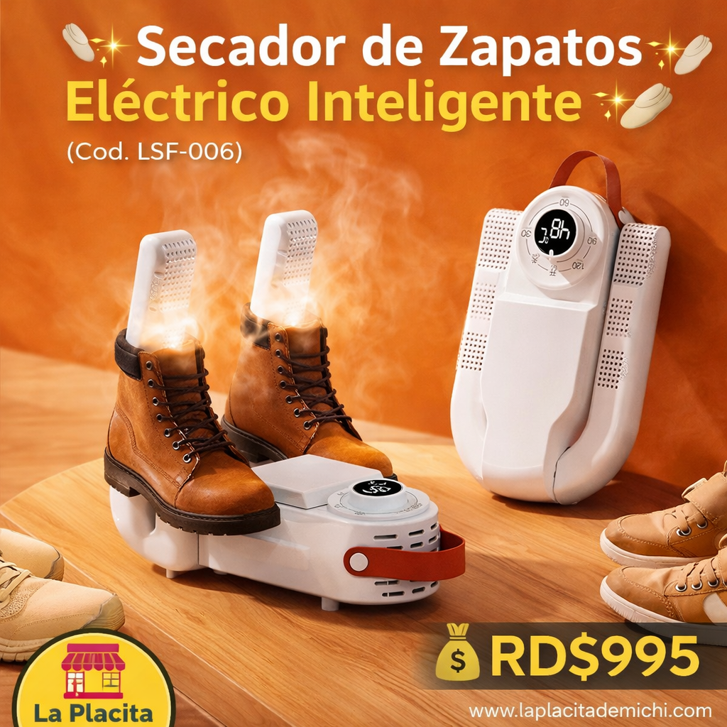 👟✨ Secador de Zapatos Eléctrico Inteligente ✨👟 (Cod. LSF-006)

💰 RD$995