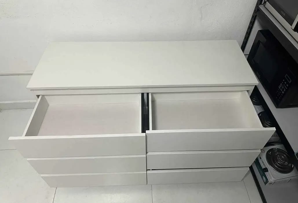 🧺 GAVETERO ARMARIO DE ALMACENAMIENTO – 6 CAJONES | BLANCO 🆔 Cod. 80025-2

💰 RD$5,995

📐 Medidas 
• Ancho: 120 cm
• Alto: 98.6 cm
• Fondo: 40 cm