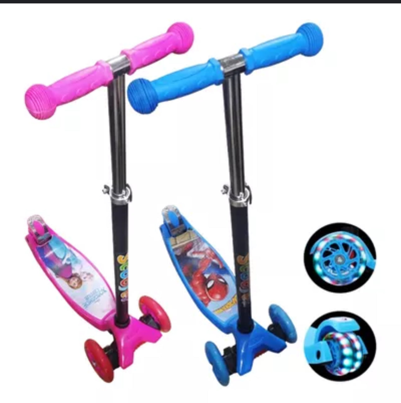 Scooter Patin Infantil Con Luz de 3 Ruedas