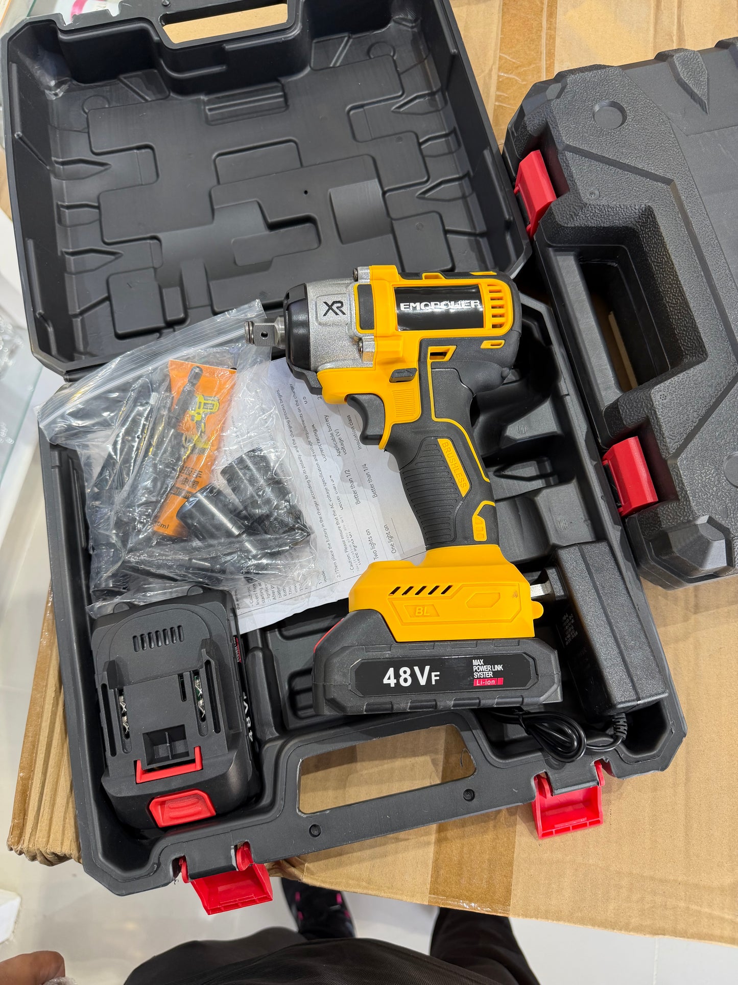 🔩⚡ TALADRO DE IMPACTO INALÁMBRICO 48VF – POTENCIA REAL ⚡🔩 (Cod.8108)

💰RD$2,995