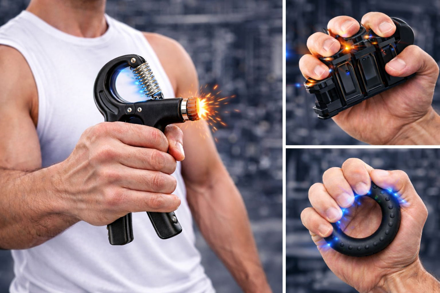 💪 Kit de Entrenamiento de Fuerza 3 en 1 para Manos y Antebrazos (Cod.3pcs)

💰RD$995