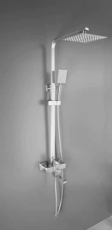 🚿 Columna de Ducha con Mezclador – Estilo Lluvia (Cod. 206)