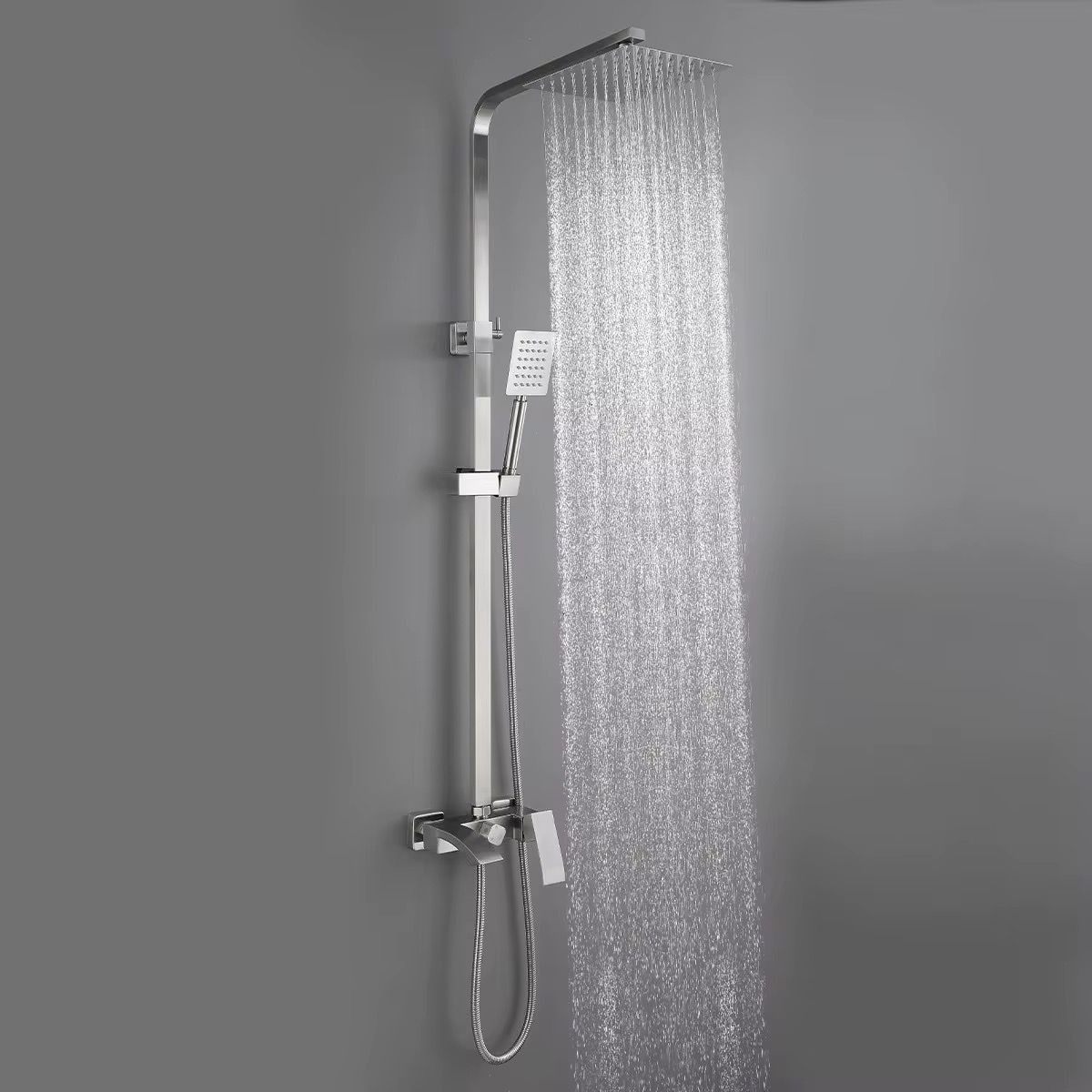🚿 Columna de Ducha con Mezclador – Estilo Lluvia (Cod. 206)