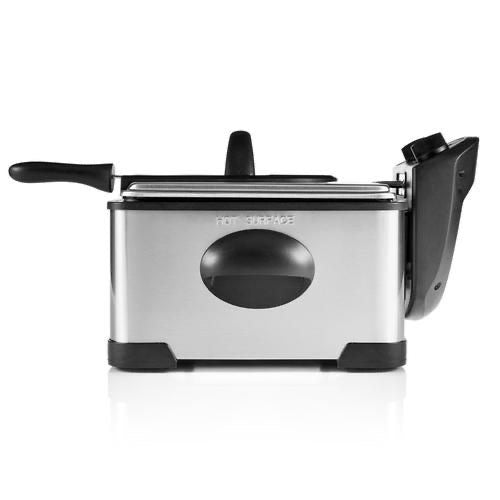 Freidora De Acero Inoxidable Eléctrica  Chefman XL 4,3 L