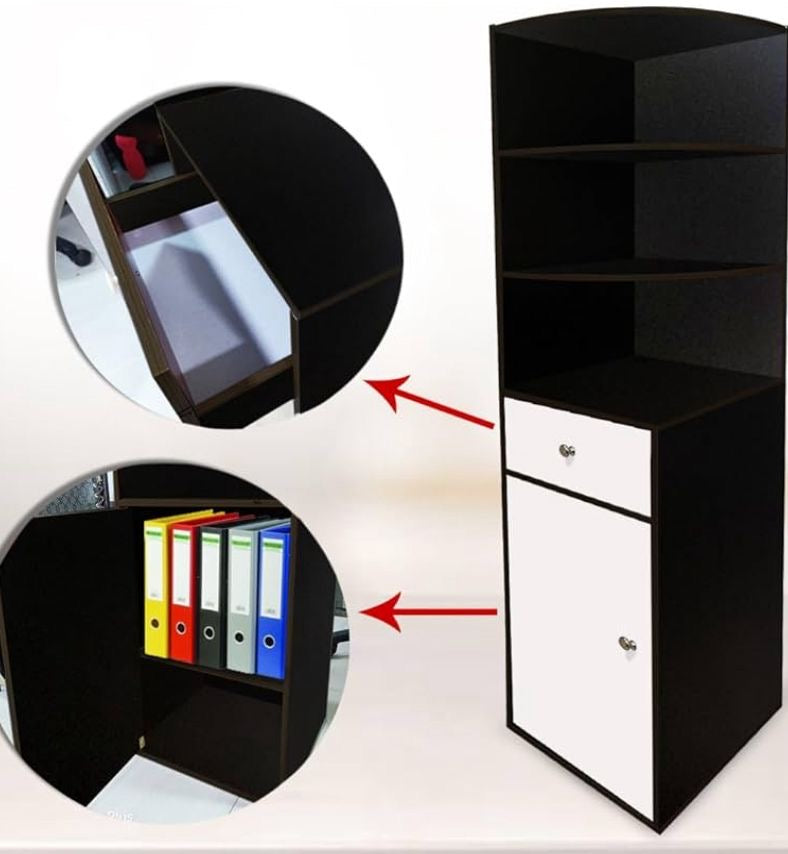 📚 Esquinero Multifuncional con Gaveta y Puerta – Diseño Moderno Blanco & Negro
(Cod.7216-2)

💰RD$3,495 

- Medidas 140x30x30