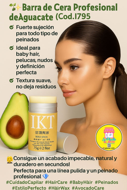 🌿✨ Barra de Cera Profesional de Aguacate ✨🌿 (Cod.IKT)