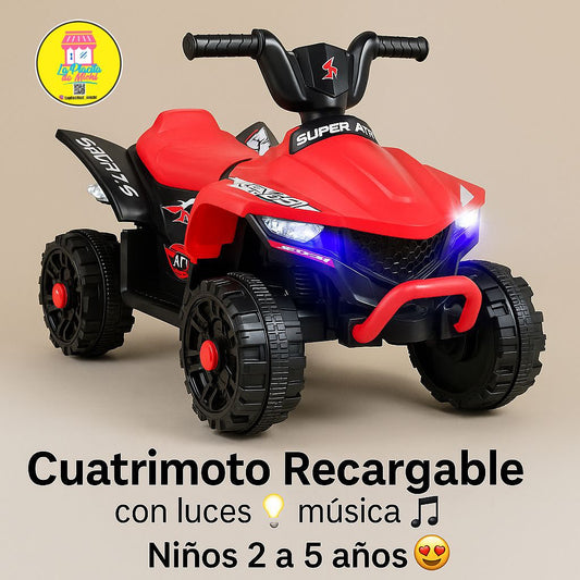 Cuatrimoto Recargable con Luces y Música (Cod. XL-1688)