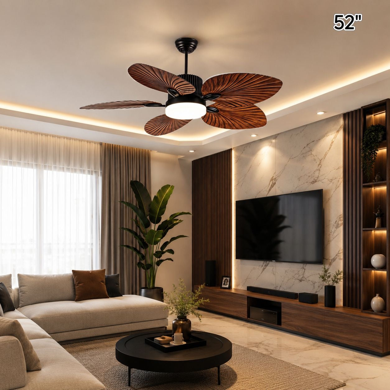 🌿✨ VENTILADOR DE TECHO DECORATIVO 52” – ELEGANCIA, FRESCURA Y ESTILO EN UN SOLO DISEÑO ✨🌿 (Cod. 52 Marrón) 

💰RD$7,495