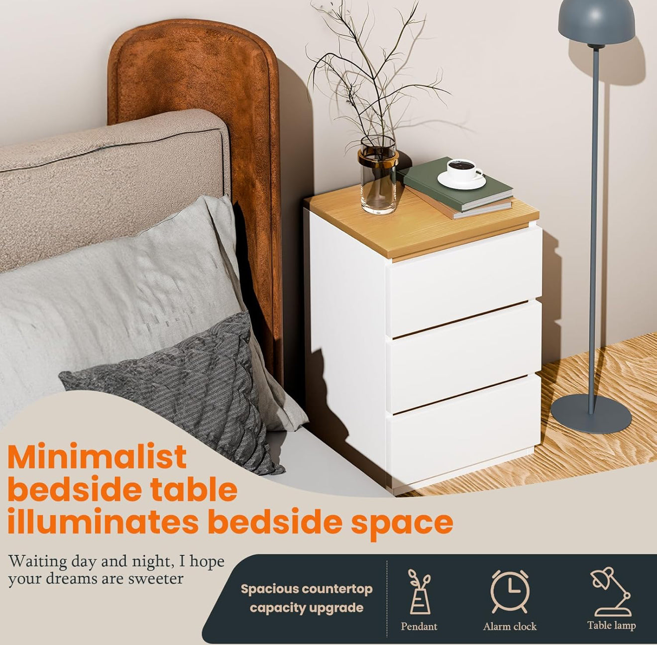 🛏️ Mesita de Noche de Color Madera y Blanca – Elegancia y Funcionalidad en Cada Rincón
(Cod.283276)