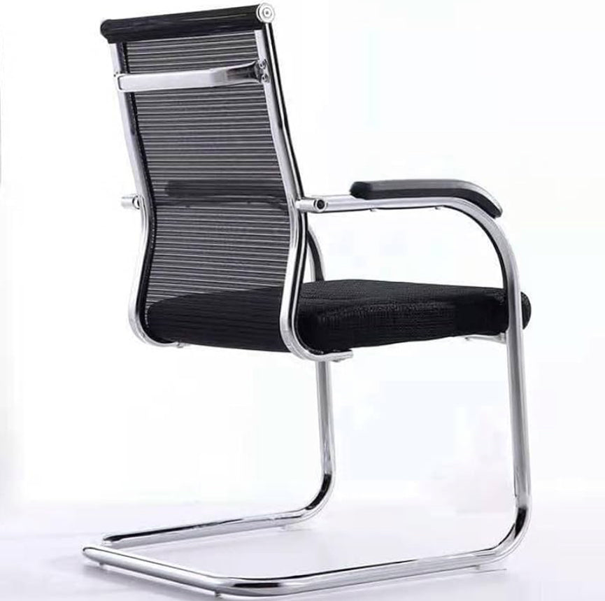 🖤 Silla Ejecutiva (Cod.9008) – Estructura Cromada & Respaldo de Malla
💰RD$2,495