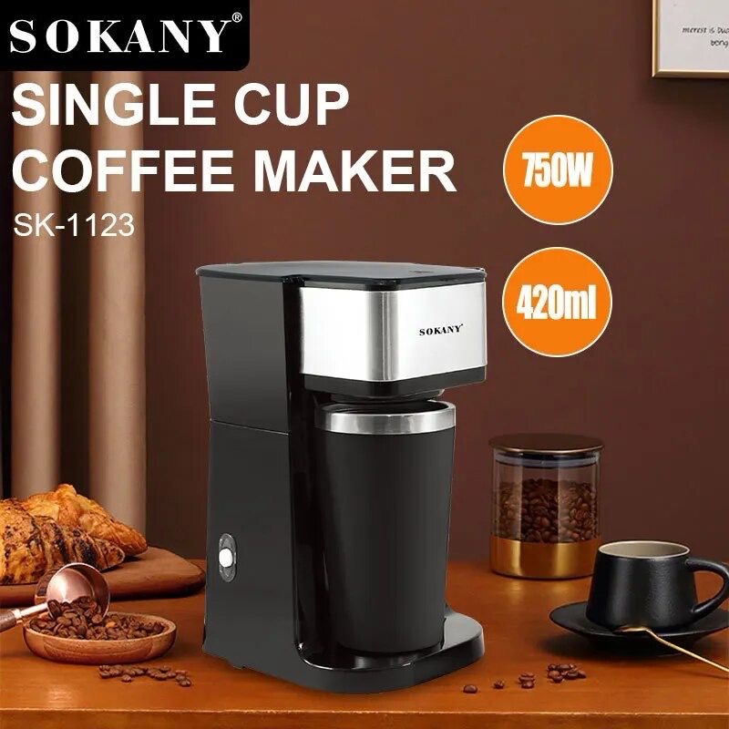 ☕✨Cafetera Individual Sokany SK-1123 ✨☕