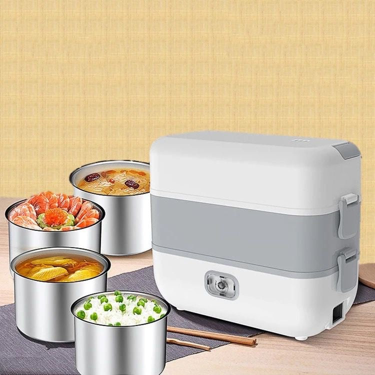 🍱✨ ¡Dile adiós a la comida fría!
Con la Lonchera Eléctrica Multifuncional de Doble Capa disfrutarás de tus comidas siempre calientes, frescas y con el mejor sabor 💯🔥